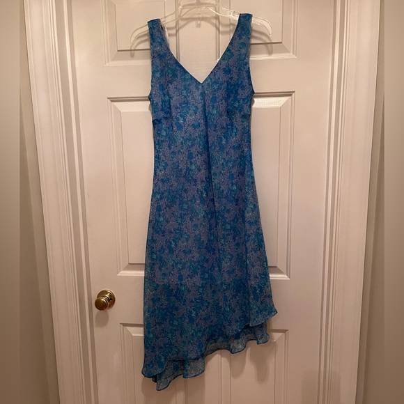 Rabbit Rabbit Rabbit | Dresses | Blue Floral Asymmetrical Maxi Dress P ...